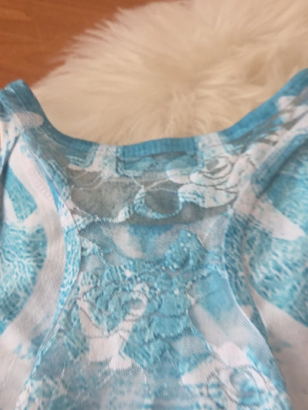 Children's Place Girls Pink Blue Dress Lot Of 2 Sz 7/8